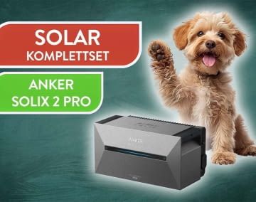 Dieses Set ist das günstigste am Markt mit SOLIX 2 und Solarmodulen