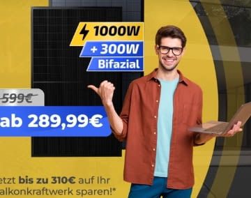 Hier gibt es ein 1000 Watt Balkonkraftwerk für das kleine Geld!