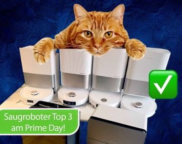 Beim Prime Day gibt es Top-Saugroboter für die besten Preise