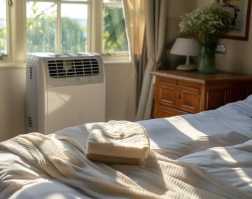Mobile Klimageräte kühlen flexibel alle Wohnräume einer Etage