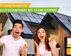 Das beste Angebot für PV-Anlagen Interessierte bietet aktuell solarhandel24