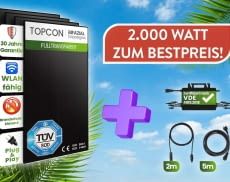 Bei tepto gibt es das MaxPower Balkonkraftwerk im Angebot. Zur Auswahl stehen auch die besten Speicher auf dem Markt