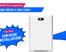 Bei Solarhandel24.de gibt es den 10kWh Huawei Luna2000 Stromspeicher für unter 4.000 Euro!