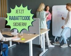 Wir kennen die besten Rabattcodes für ergonomische Büromöbel