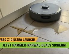 Zum Freo Z10 Launch wird es bei Narwal die besten Aktionen geben!