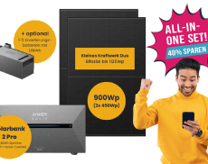Das klassische All-in-One Balkonkraftwerk Set jetzt 40% günstiger!