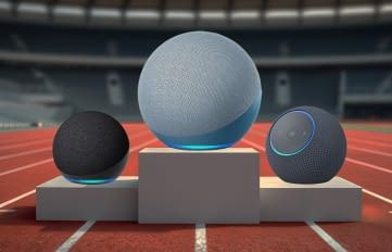 Diese drei Echo Modelle haben nur die runde Form gemeinsam