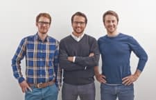 Die Gründer von Polarstern. v.l.n.r.: Simon Stadler, Jakob Assmann, Florian Henle