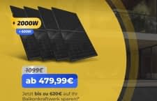 Be Solakon sparen unsere Leser exklusiv auf ein 2.000 Wp Balkonkraftwerk mit Speicher