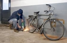 Fahrraddiebe bevorzugen uneinsehbare Abstellplätze als "Arbeitsort"