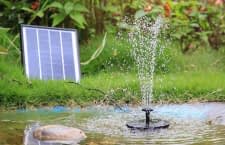 Ein Solar Springbrunnen ist besonders einfach installierbar