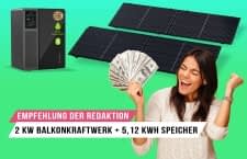 Pluginenergy bietet aktuell eines der besten Balkonkraftwerk-Sets zum Sparpreis