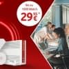 Sparen bei Vodafone: Vier Business Tarife sind für 24 Monate um 50 Prozent reduziert!
